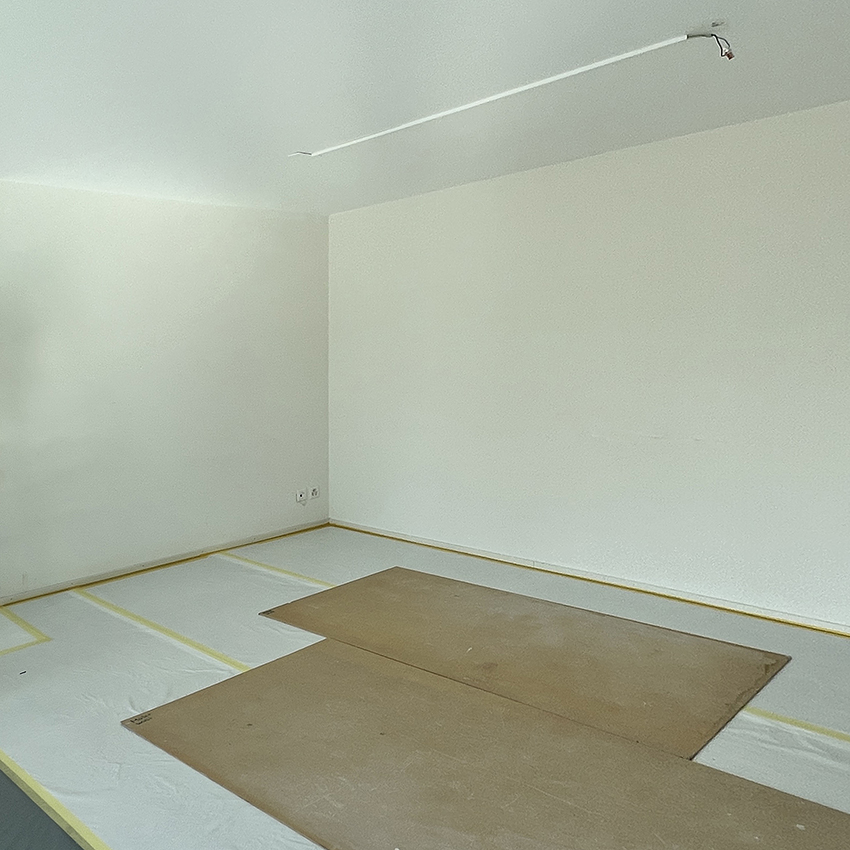 Vorher-Nachher Esszimmer mit neuer Wandgestaltung, Tapete und Farbkonzept von Lonati Design